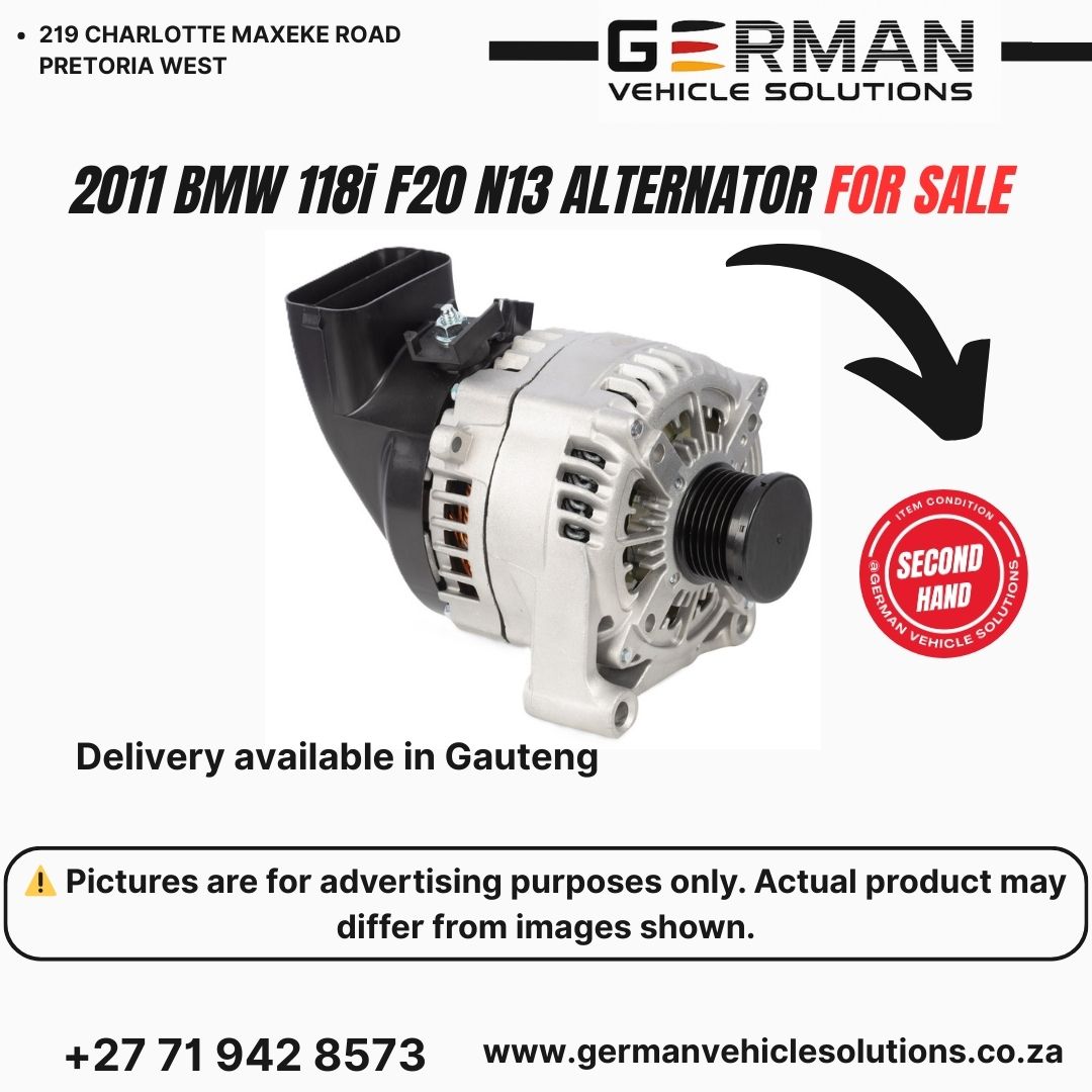 2011 BMW 118i f20 n13 alternator for sale - Private Seller 2011 BMW 118i f20 n13 alternator for sale - Private Seller