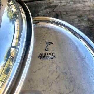Silver plated Oval Serving Dish - Walker & Hall