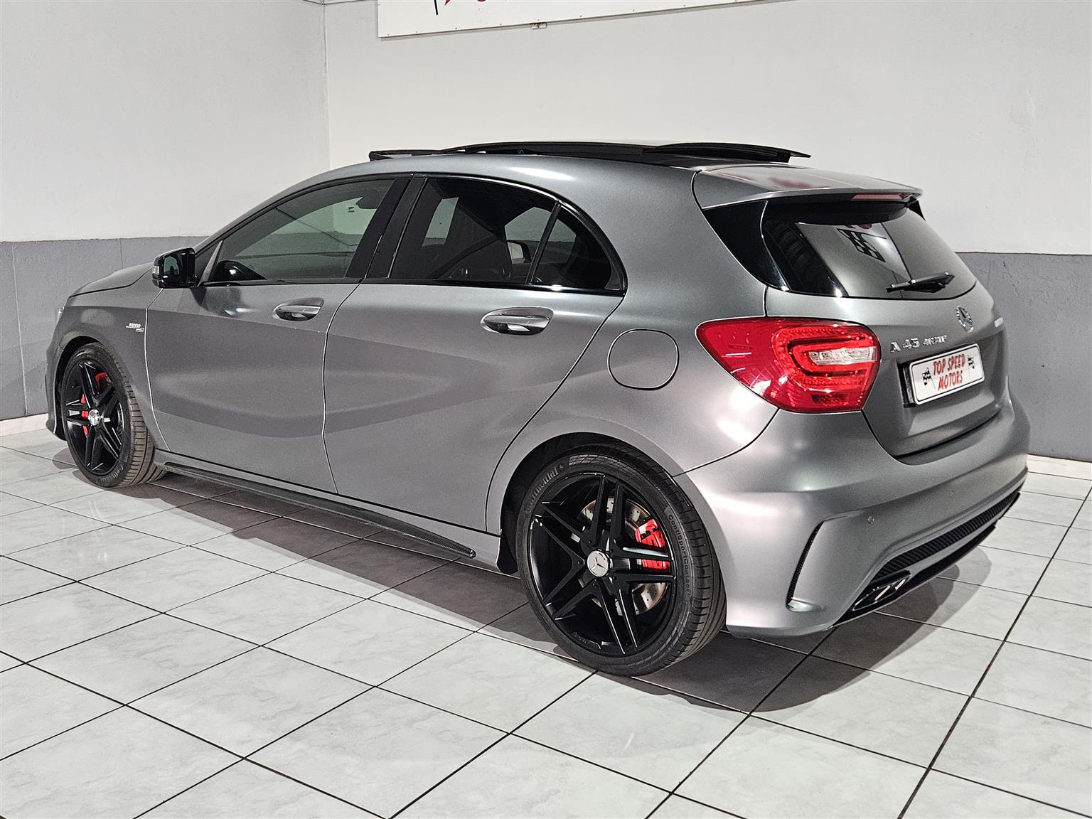 2014 MERC BENZ A45 AMG 4MATIC NAVIGATION SUNROOF WINDOW TINT LEATHER MAGS