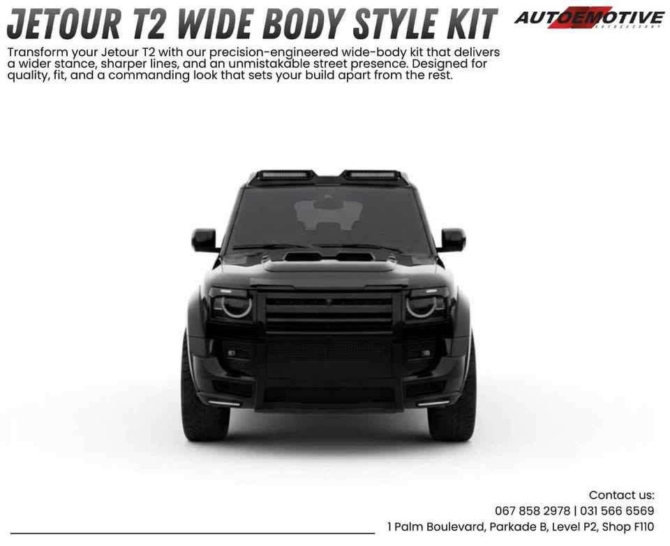 JETOUR T2 WIDE BODY STYLE KIT - Private Seller JETOUR T2 WIDE BODY STYLE KIT - Private Seller