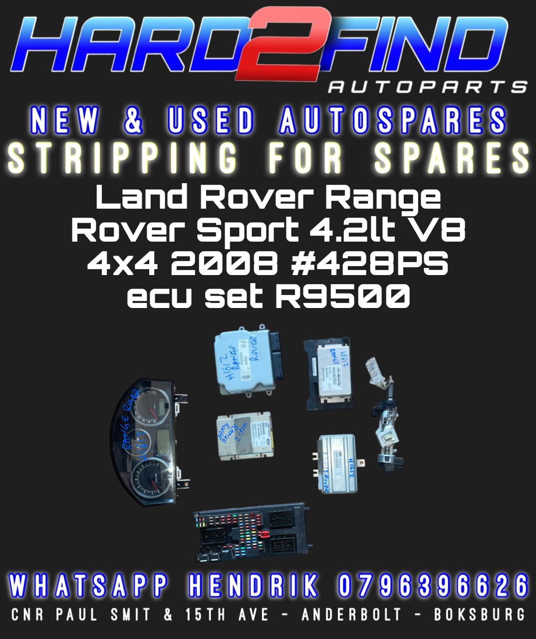 LAND ROVER RANGE ROVER SPORT 4.2LT V8 2008 #428PS ECU SET - Private Seller