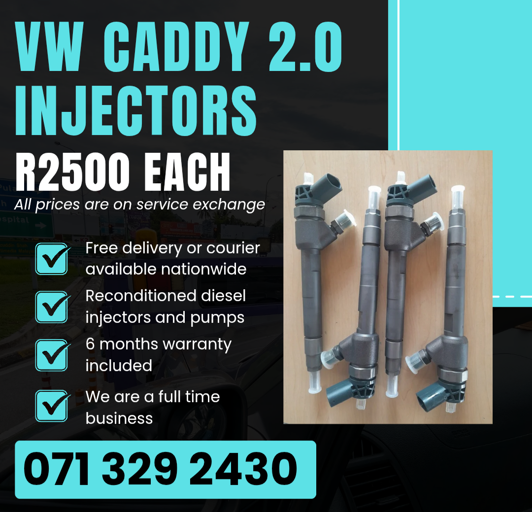 VW CADDY 2.0 INJECTORS FOR SALE WITH WARRANTY INCLUDED - Private Seller VW CADDY 2.0 INJECTORS FOR SALE WITH WARRANTY INCLUDED - Private Seller