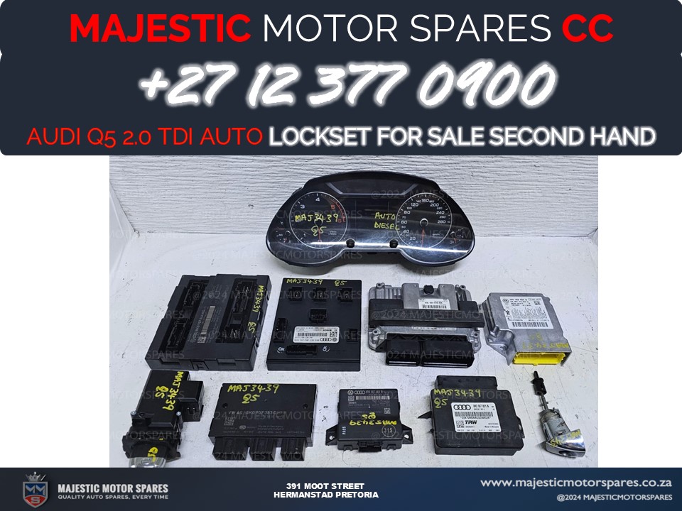 Audi Q5 2.0 TDI Lockset – Quality Car Parts in Gauteng! - Private Seller Audi Q5 2.0 TDI Lockset – Quality Car Parts in Gauteng! - Private Seller