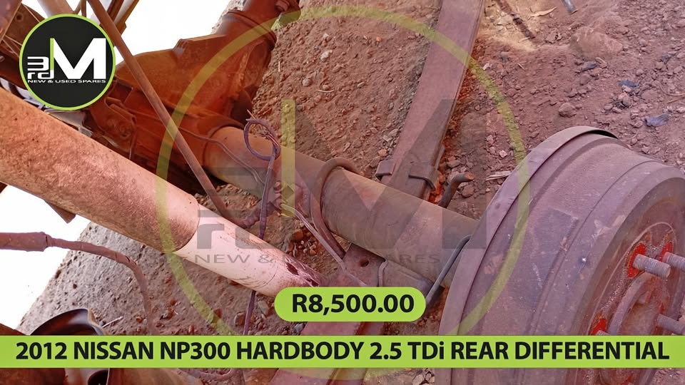 2012 NISSAN NP300 HARDBODY 2.5 TDi REAR DIFFERENTIAL MV0728