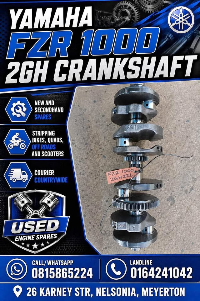 Yamaha FZR 1000 2GH Crankshaft. - Private Seller Yamaha FZR 1000 2GH Crankshaft. - Private Seller