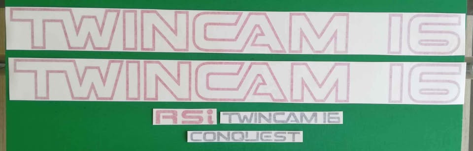 Toyota Twincam 16 decals stickers sets - Private Seller