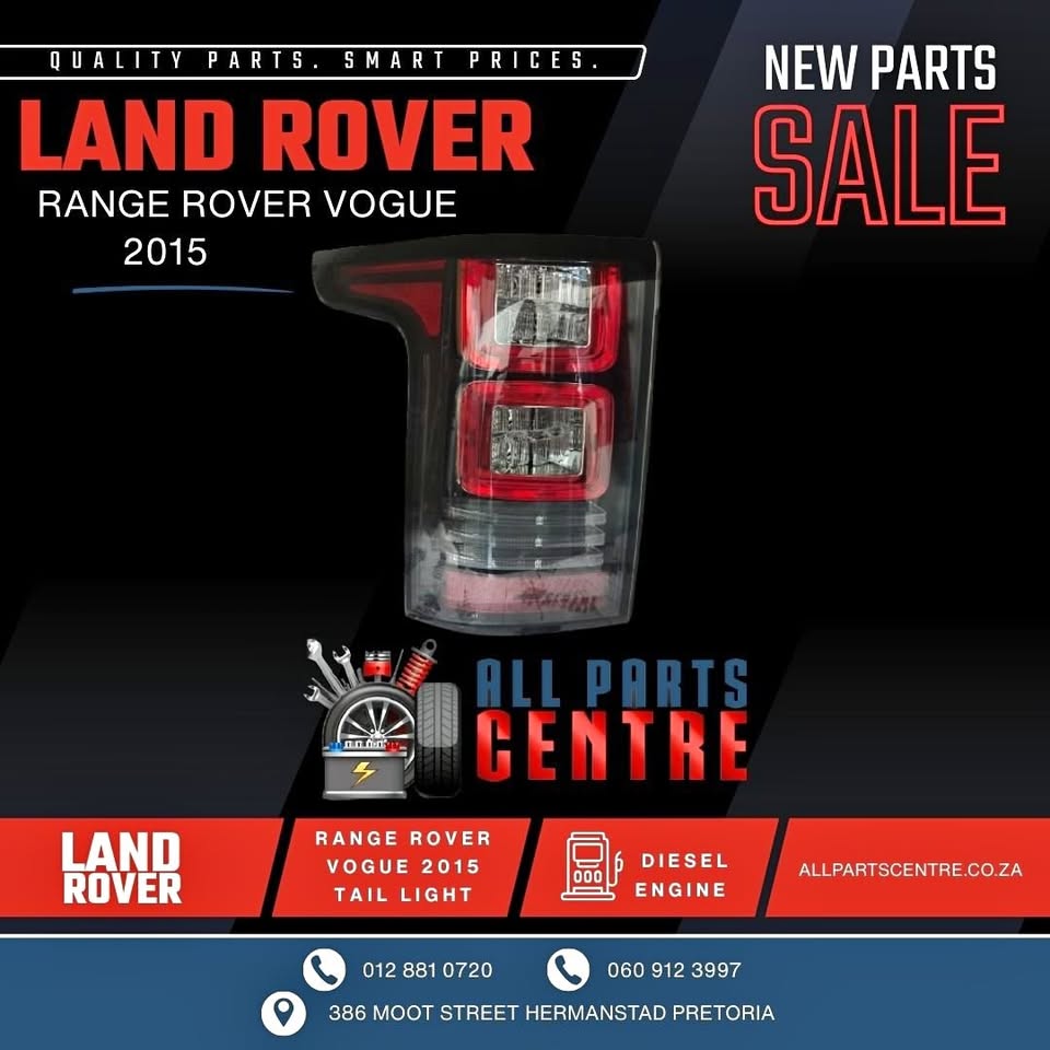 Land Rover Range Rover Vogue 2015 Tail Light - Private Seller Land Rover Range Rover Vogue 2015 Tail Light - Private Seller