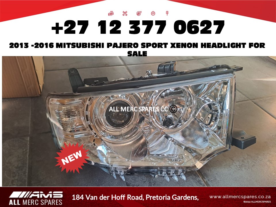 2013 - 2016 Mitsubishi Pajero sport xenon headlights new for sale - Private Seller 2013 - 2016 Mitsubishi Pajero sport xenon headlights new for sale - Private Seller