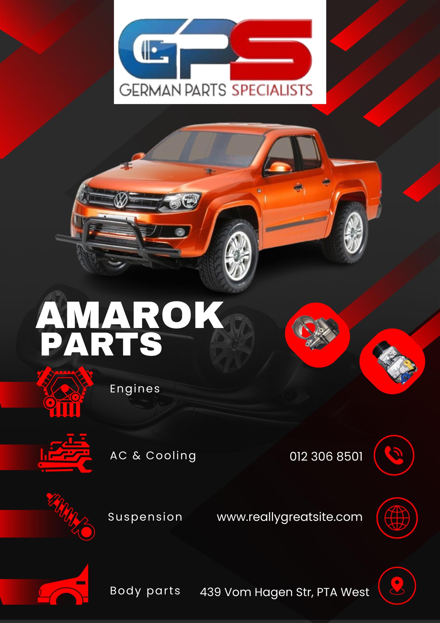 NEW VW AMAROK PARTS FOR SALE - Private Seller NEW VW AMAROK PARTS FOR SALE - Private Seller
