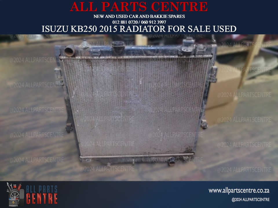 Isuzu KB250 2015 radiator for sale used