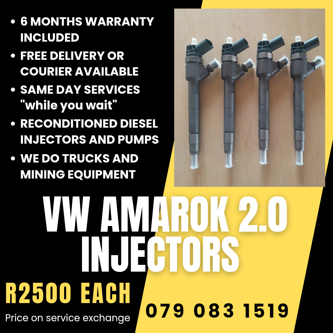 VW AMAROK 2.0 INJECTORS FOR SALE - Private Seller VW AMAROK 2.0 INJECTORS FOR SALE - Private Seller