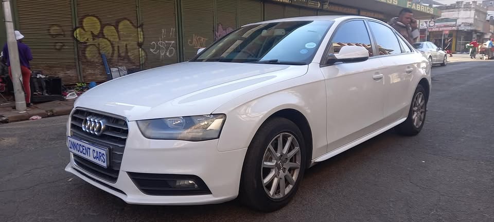 2014 AUDI A4 2.0 DIESEL AUTOMATIC TRANSMISSION, WHITE COLOR, 88000KM, USED ACCIDENT FREE