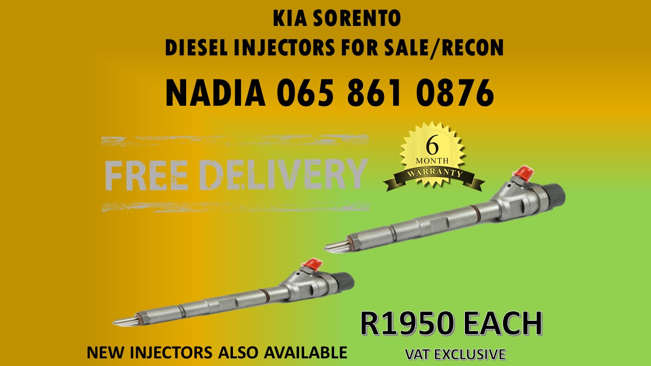 KIA SORENTO DIESEL INJECTORS FOR SALE OR TO RECON WITH TEST REPORT - Private Seller KIA SORENTO DIESEL INJECTORS FOR SALE OR TO RECON WITH TEST REPORT - Private Seller