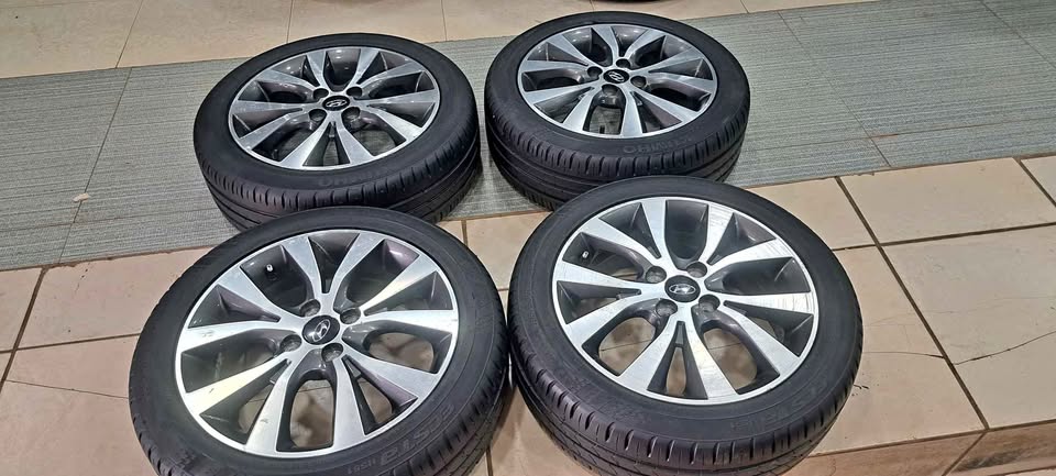 A set of 16inch Hyundai accent mags and tyres - Private Seller
