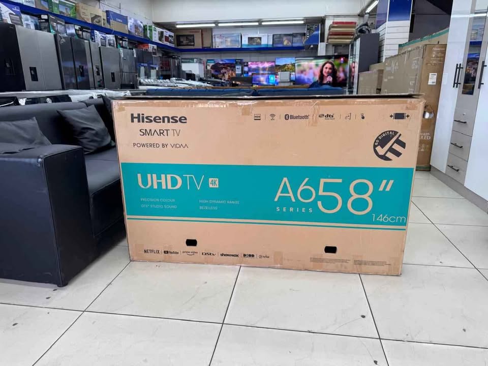 Brand new Hisense 58 inch smart 4k ultrs hd TV is on special