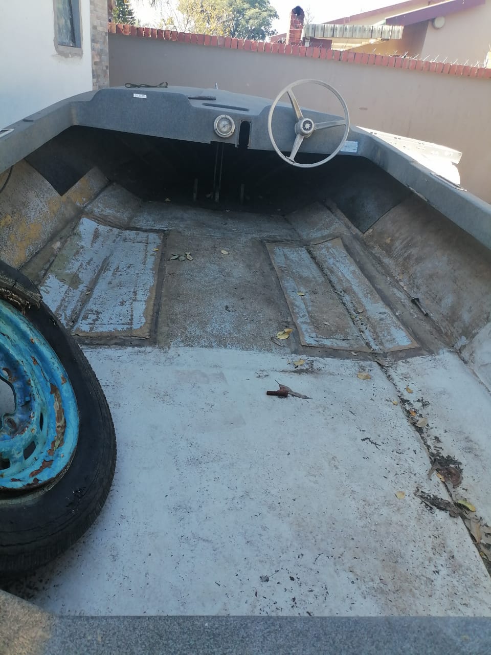 Boat and trailer