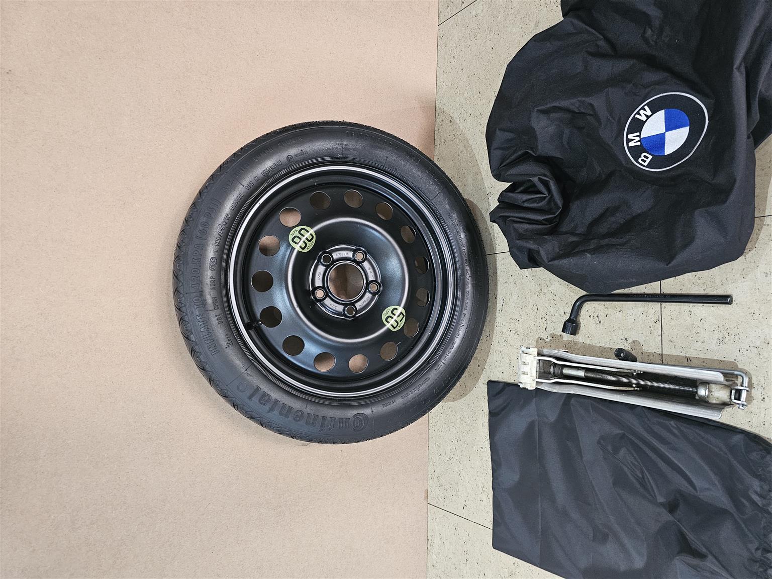 BMW E90 F30 17 inch original Space Saver Spare Wheel kit fits 320,320d - Private Seller BMW E90 F30 17 inch original Space Saver Spare Wheel kit fits 320,320d - Private Seller
