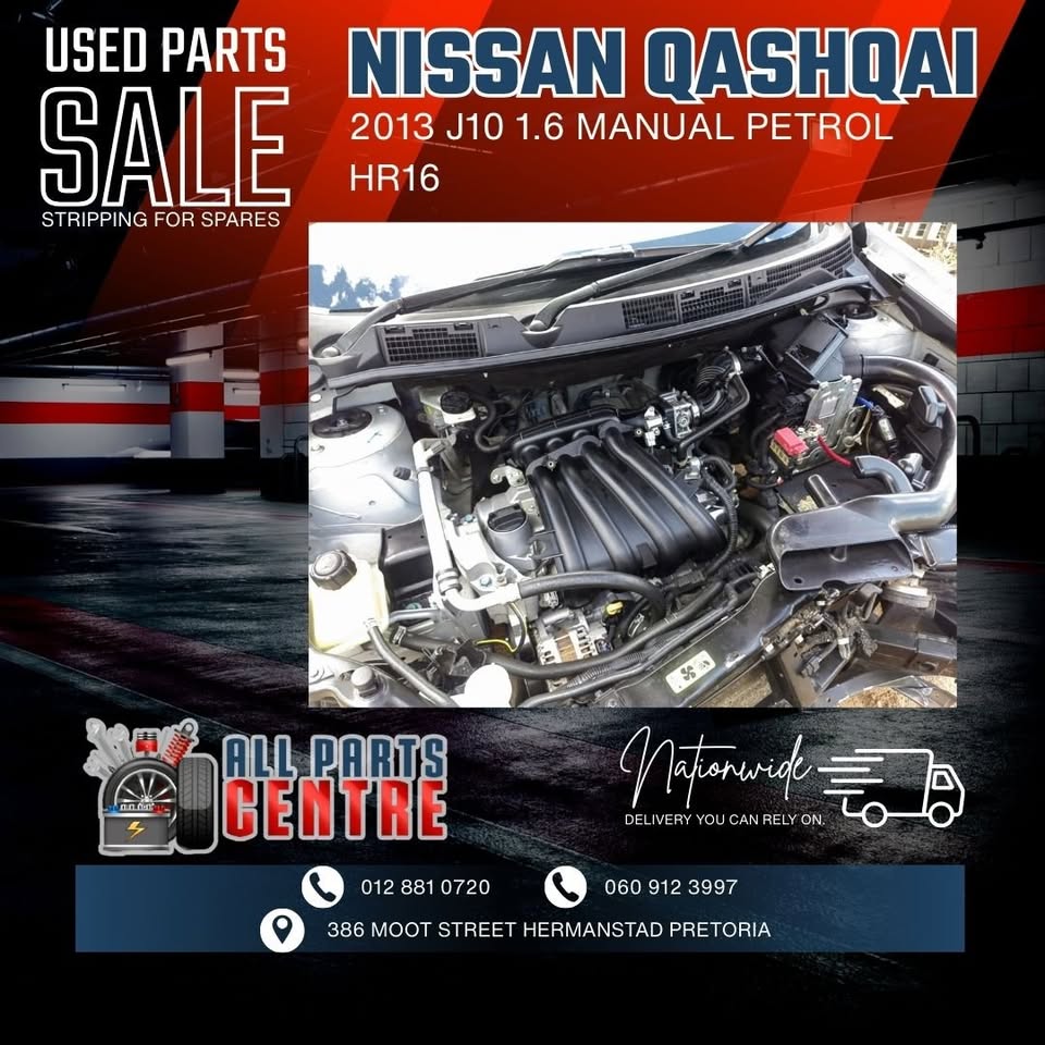 Nissan Qashqai 1.6 J10 2016 HR16 Manual Petrol Stripping for Spares - Private Seller