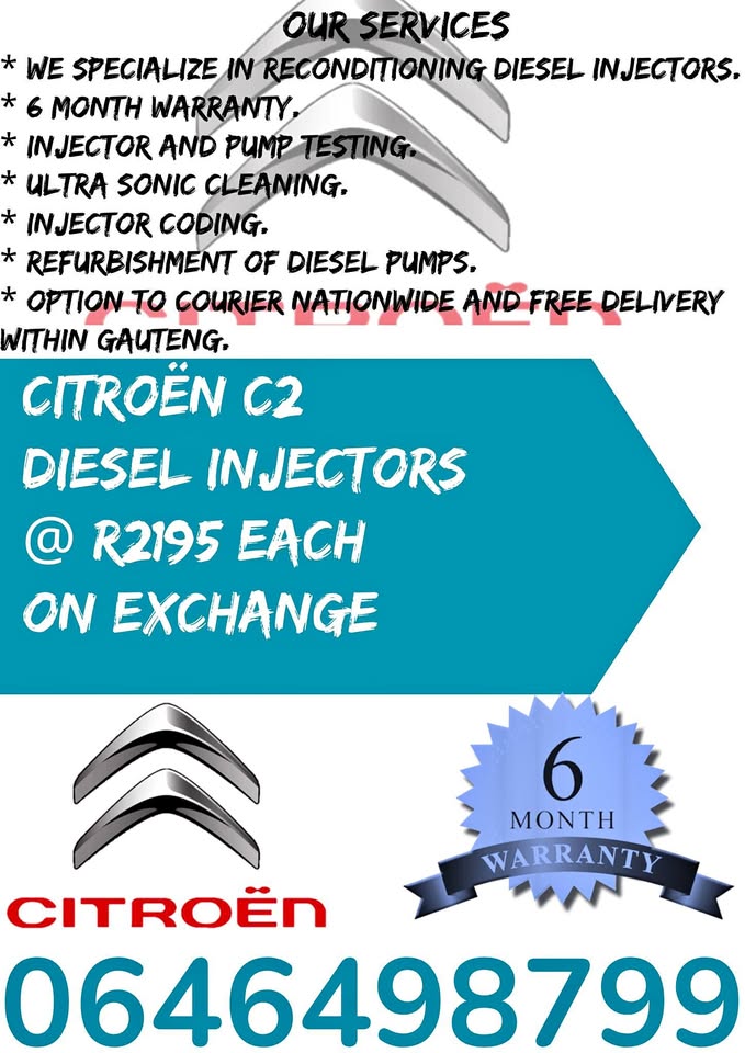 CITROEN C2 DIESEL INJECTORS - Private Seller CITROEN C2 DIESEL INJECTORS - Private Seller