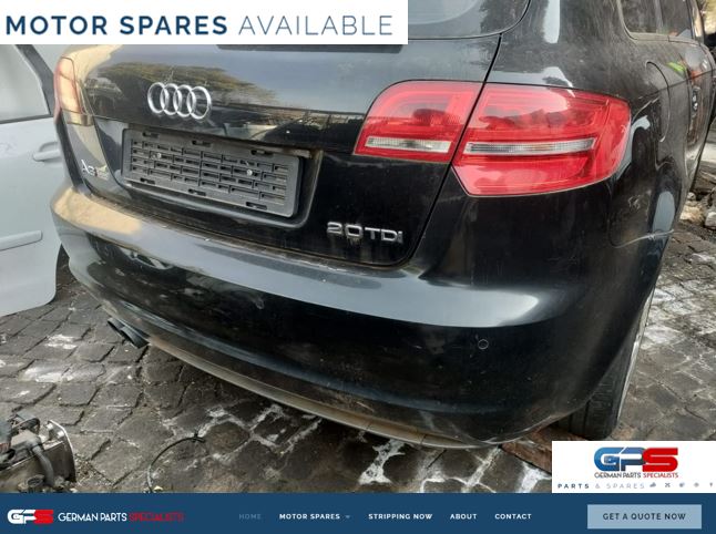 AUDI A3 HATCHBACK 2008 USED REPLACEMENT REAR BUMPER SKIN FOR SALE - Private Seller AUDI A3 HATCHBACK 2008 USED REPLACEMENT REAR BUMPER SKIN FOR SALE - Private Seller