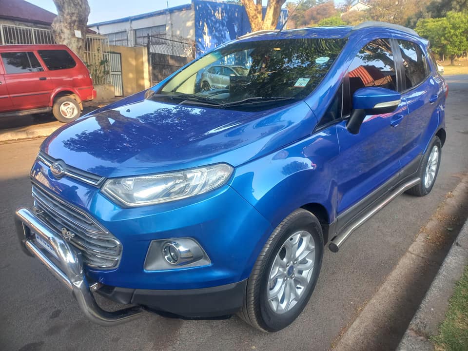 2018 FORD ECOSPORT TITANIUM 1.6 PETROL, AUTOMATIC, BLUE COLOR