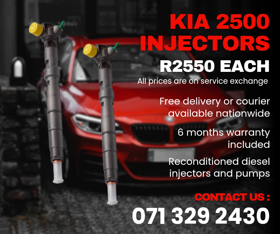 KIA 2500 INJECTORS FOR SALE WITH WARRANTY - Private Seller KIA 2500 INJECTORS FOR SALE WITH WARRANTY - Private Seller