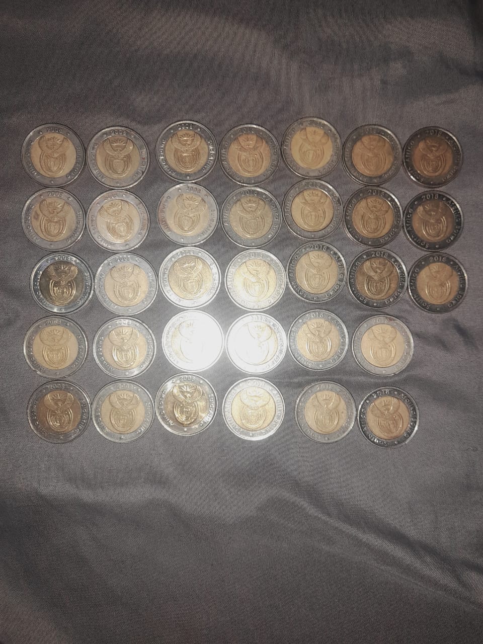 (203)R5 Mandela coins&old coins.only looking for a real buyer not fake buyers.