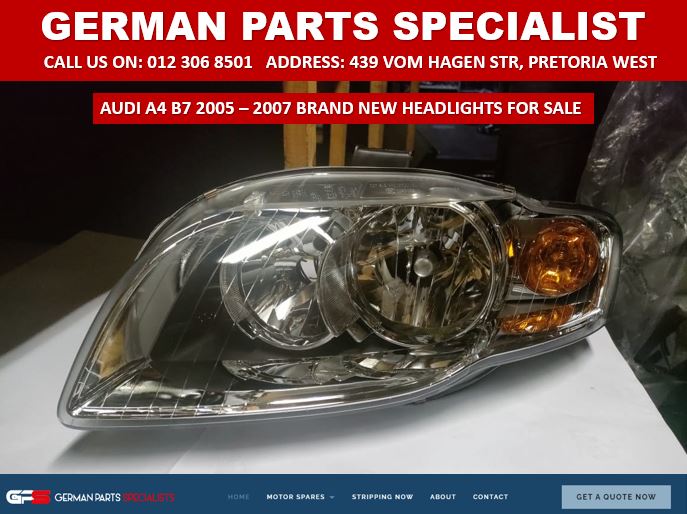 AUDI A4 B7 2005 – 2007 BRAND NEW HEADLIGHTS FOR SALE - Private Seller AUDI A4 B7 2005 – 2007 BRAND NEW HEADLIGHTS FOR SALE - Private Seller