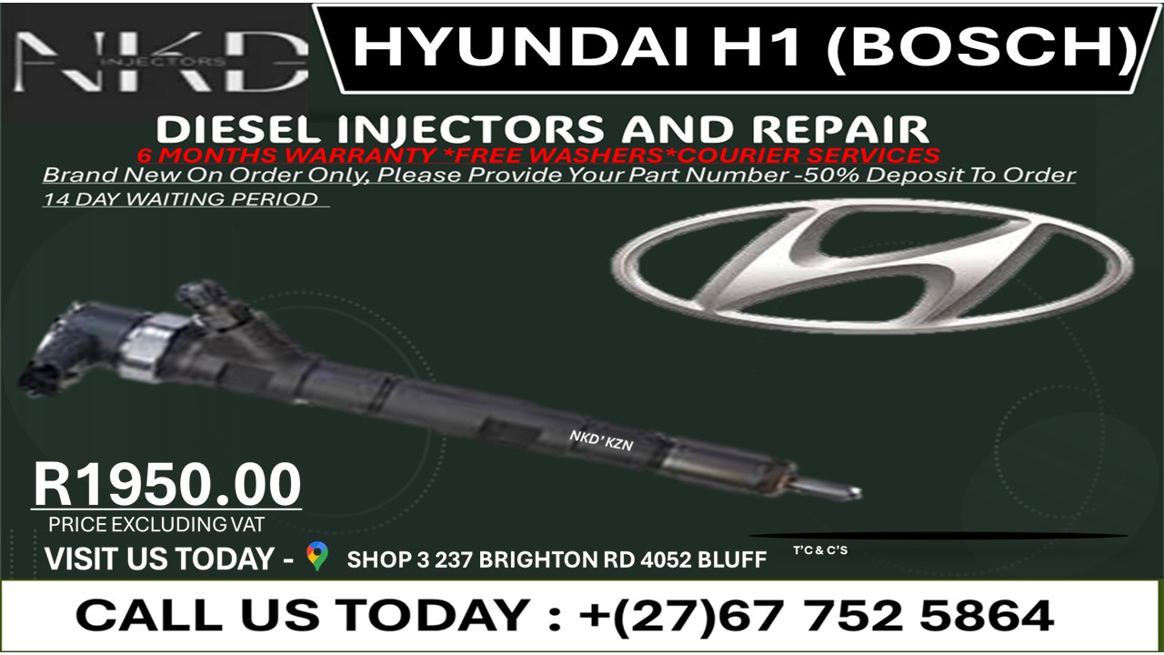 Hyundai H1 Bosch Diesel Injectors on Recondition - Private Seller Hyundai H1 Bosch Diesel Injectors on Recondition - Private Seller