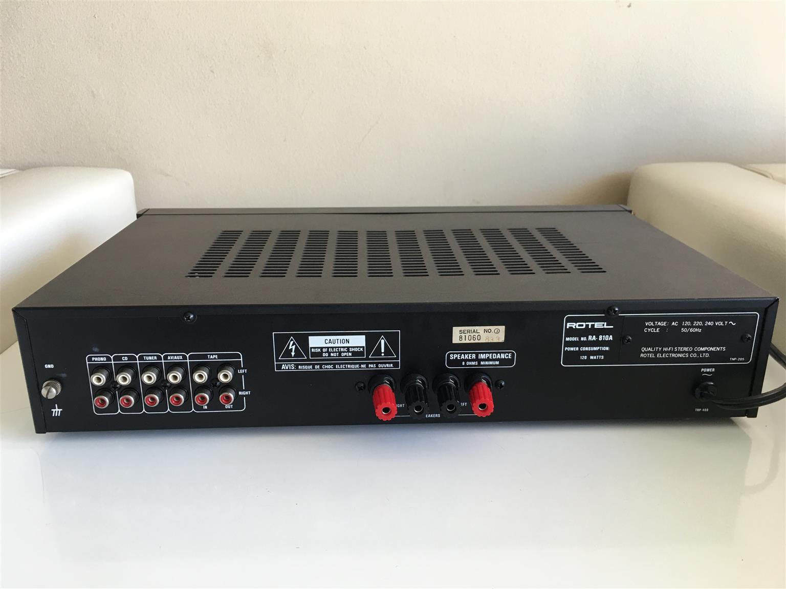 Rotel RA-810A Stereo Amplifier