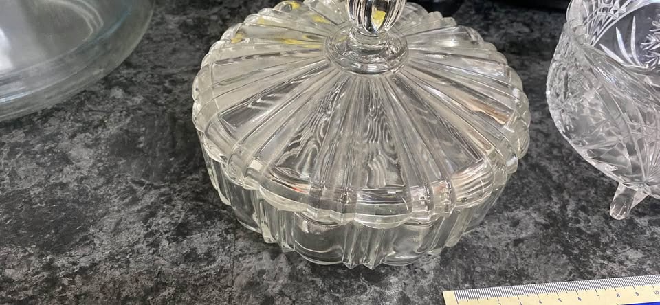 Assorted glassware each