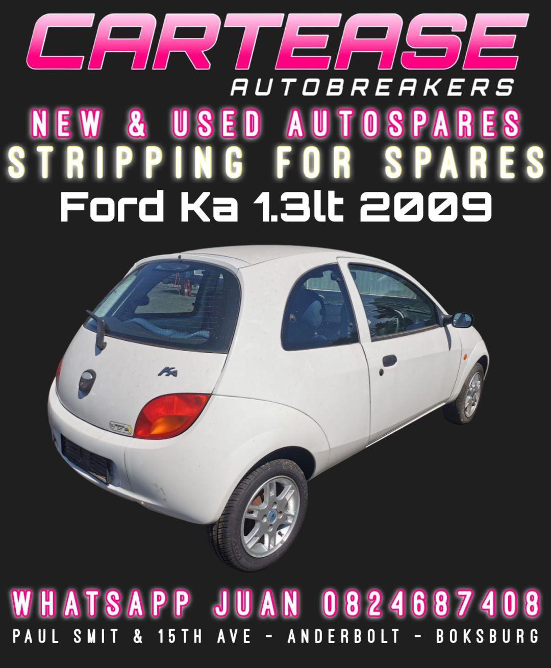 FORD KA 1.3 STRIPPING FOR SPARES - Private Seller FORD KA 1.3 STRIPPING FOR SPARES - Private Seller