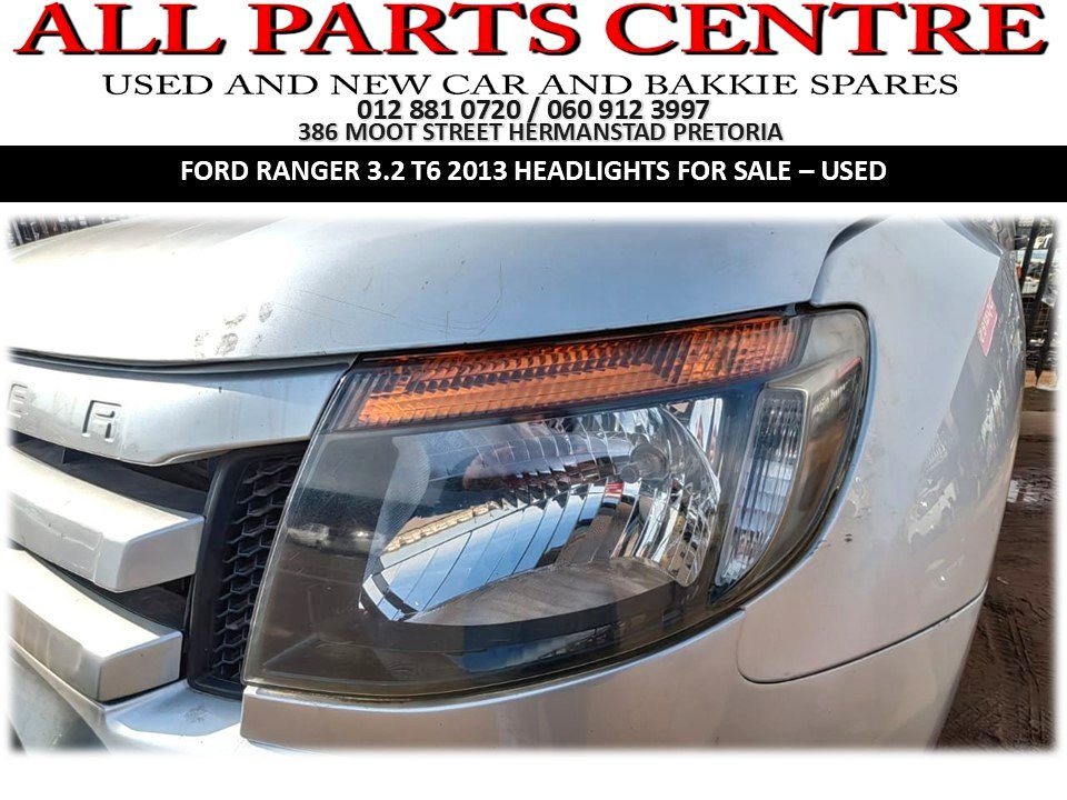 2013 Ford Ranger T6 Headlights – Used - Private Seller 2013 Ford Ranger T6 Headlights – Used - Private Seller