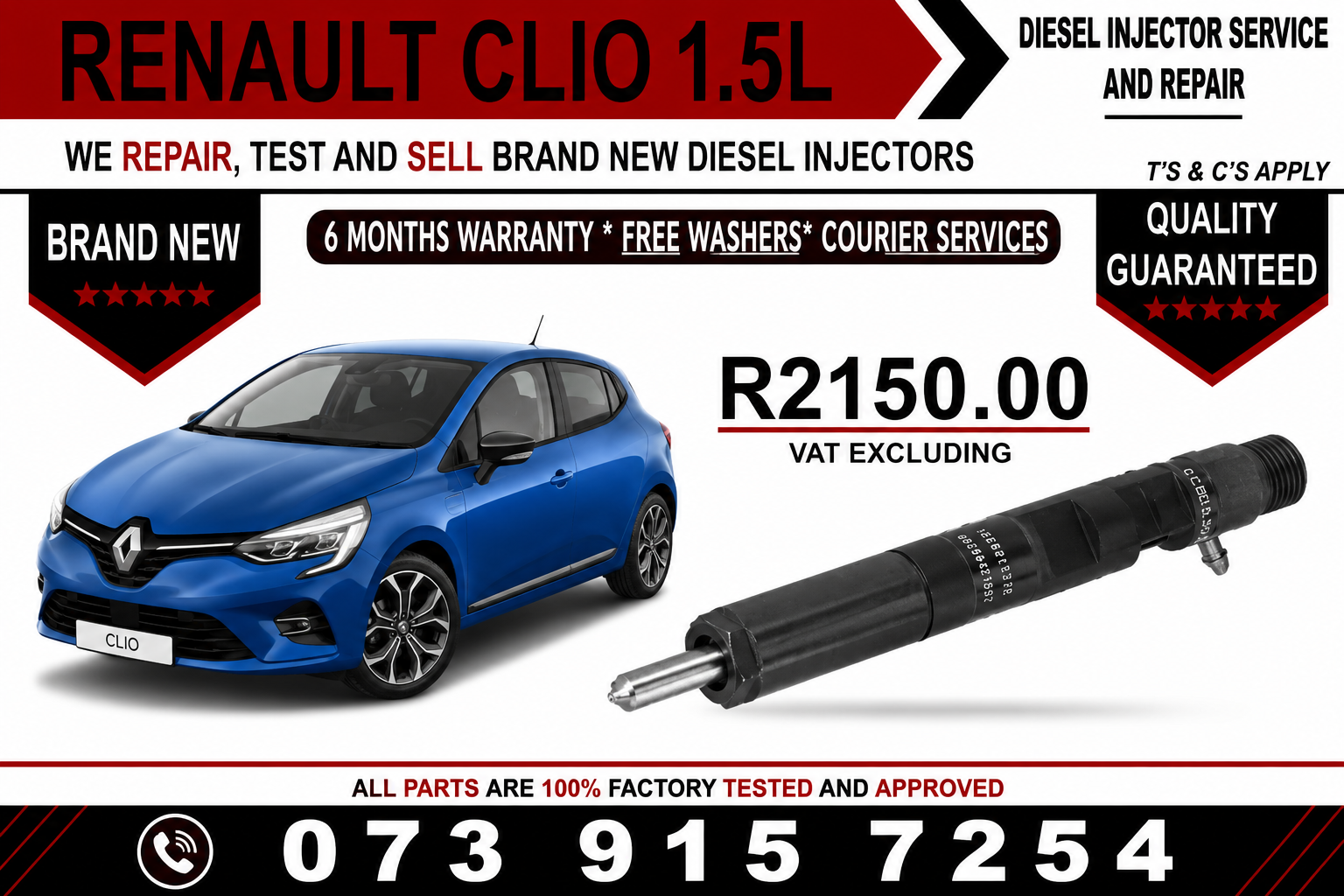 Renault_Clio_1.5L_Diesel_Fuel_Injectors - Private Seller Renault_Clio_1.5L_Diesel_Fuel_Injectors - Private Seller