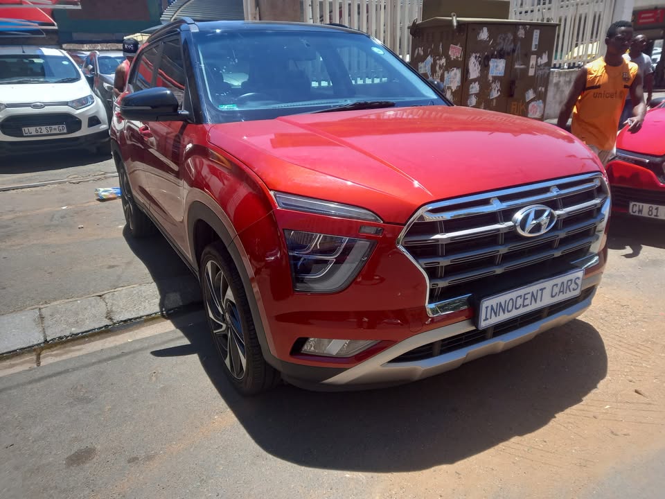 2021 HYUNDAI CRETA 1.4 PETROL, AUTOMATIC TRANSMISSION, MAROON COLOUR, MILEAGE