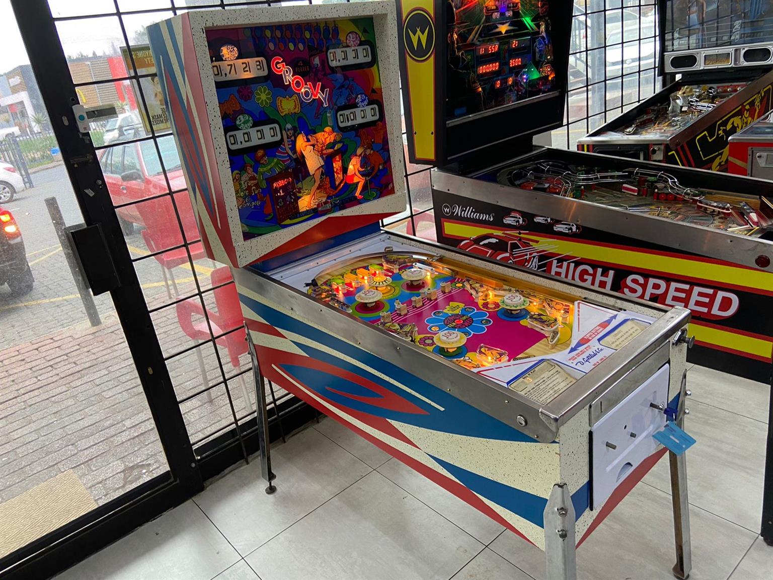 We sell pinball machines , many to choose from