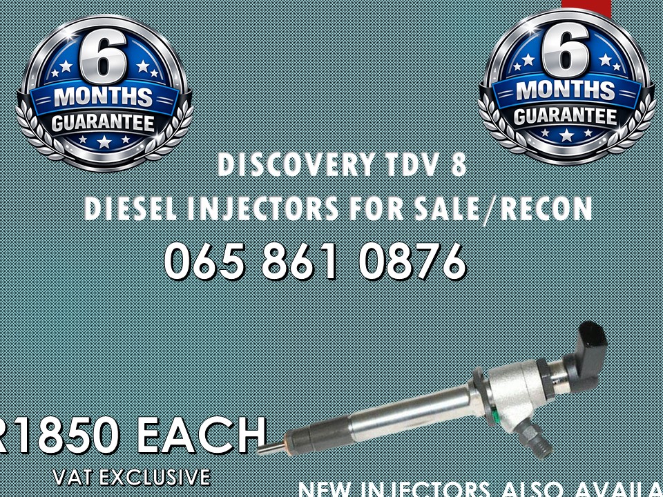 DISCOVERY TDV 8 DIESEL INJECTORS FOR SALE NATIONWIDE - Private Seller DISCOVERY TDV 8 DIESEL INJECTORS FOR SALE NATIONWIDE - Private Seller