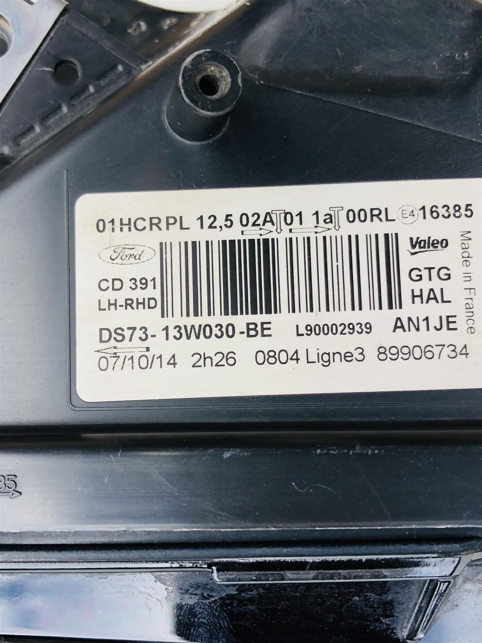 Ford Ford Fusion MK5 left side halogen headlight - Private Seller Ford Ford Fusion MK5 left side halogen headlight - Private Seller