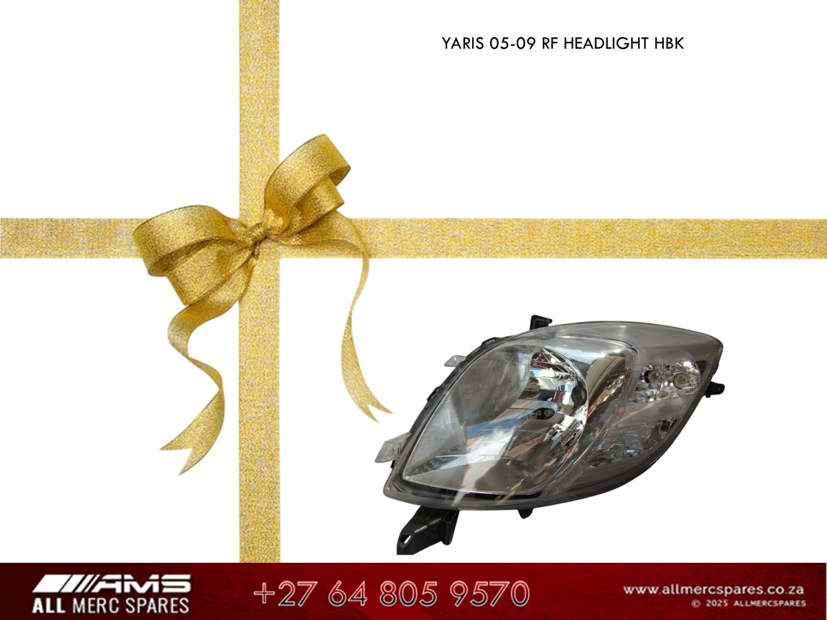 New Toyota Yaris 2005–2009 Headlight (Right Front) - Private Seller New Toyota Yaris 2005–2009 Headlight (Right Front) - Private Seller