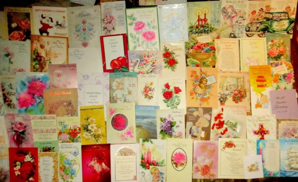 Used cards x over 650 excellent for crafters