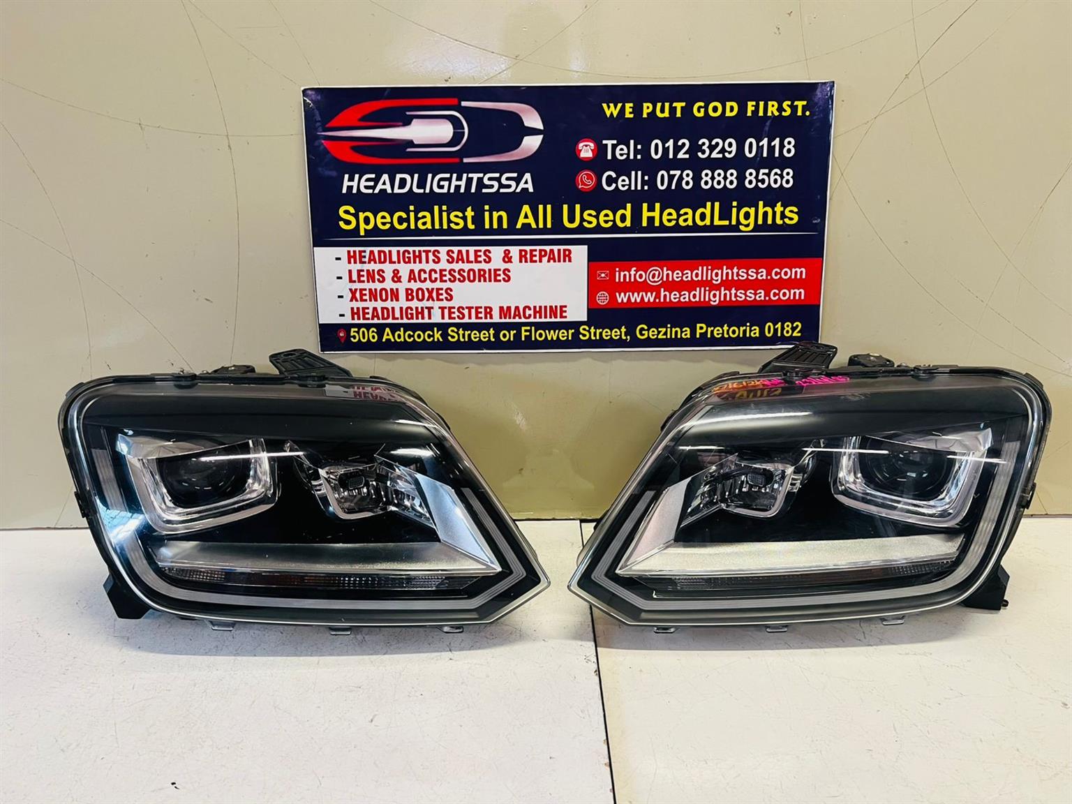 VW Amarok left and right side xenon headlights (2017) - Private Seller VW Amarok left and right side xenon headlights (2017) - Private Seller