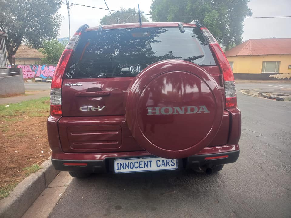 2006 HONDA CRV 2.0 PETROL, MANUAL 4WD, MAROON COLOR,86000KMS