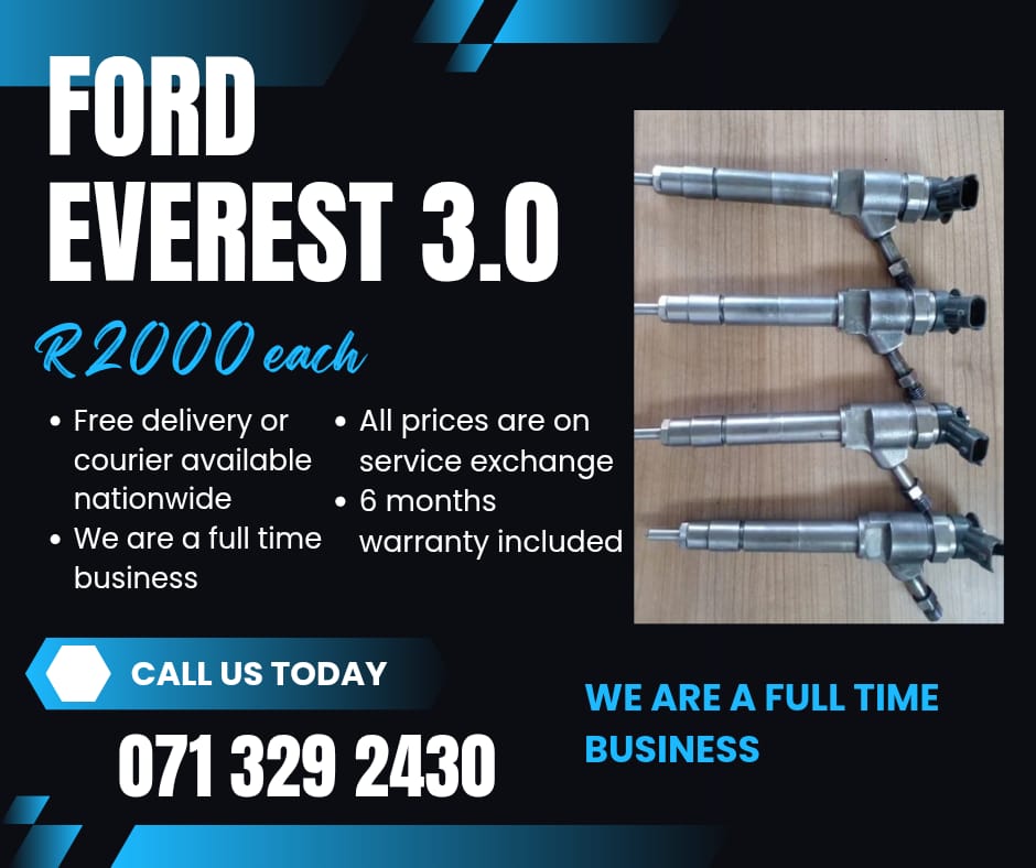 FORD EVEREST 3.0 INJECTORS FOR SALE WITH WARRANTY - Private Seller FORD EVEREST 3.0 INJECTORS FOR SALE WITH WARRANTY - Private Seller