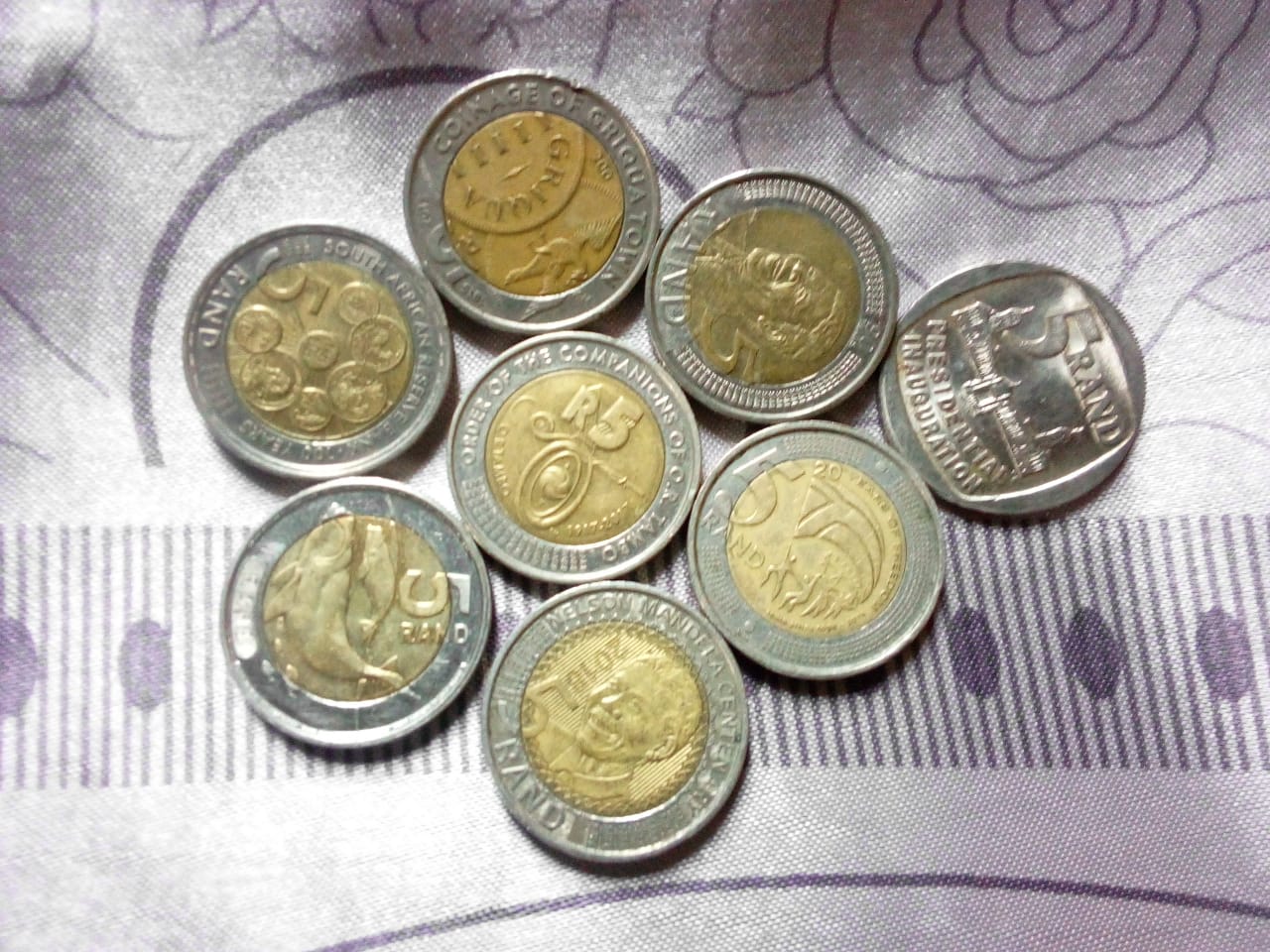 Mandela and old coins
