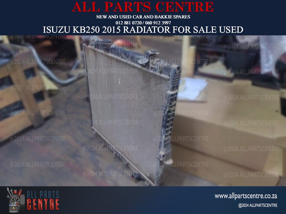 Isuzu KB250 2015 radiator for sale used