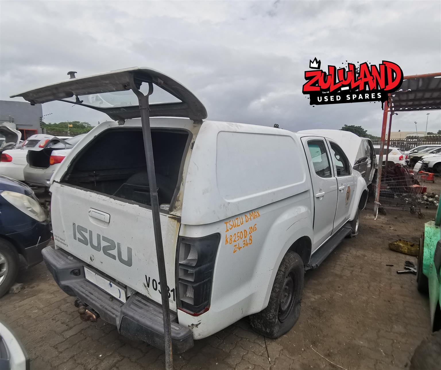 2015 Isuzu D-Max KB250D D-Tec 4x4 - Available for Spares
