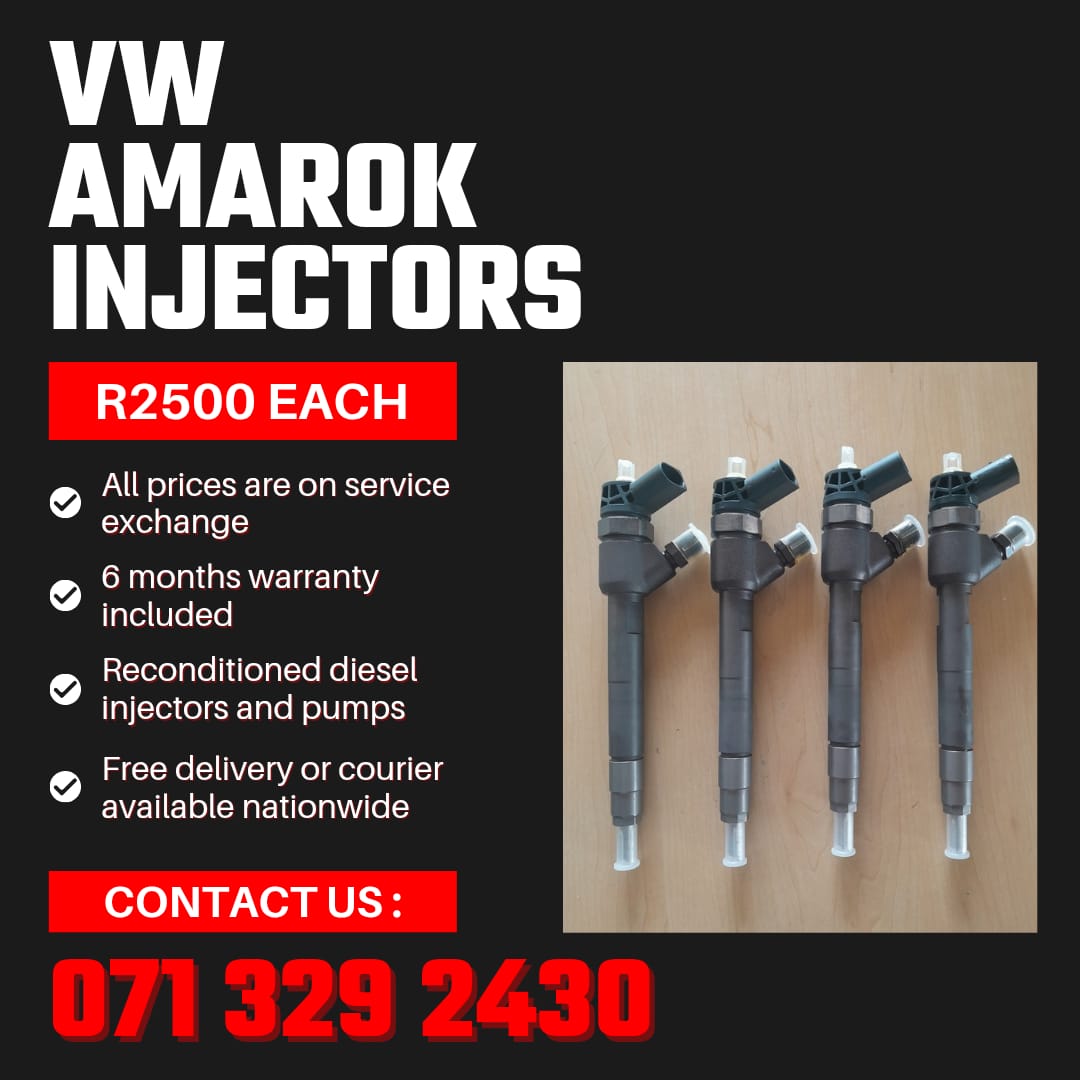VW AMAROK 2.0 INJECTORS FOR SALE WITH WARRANTY INCLUDED - Private Seller VW AMAROK 2.0 INJECTORS FOR SALE WITH WARRANTY INCLUDED - Private Seller