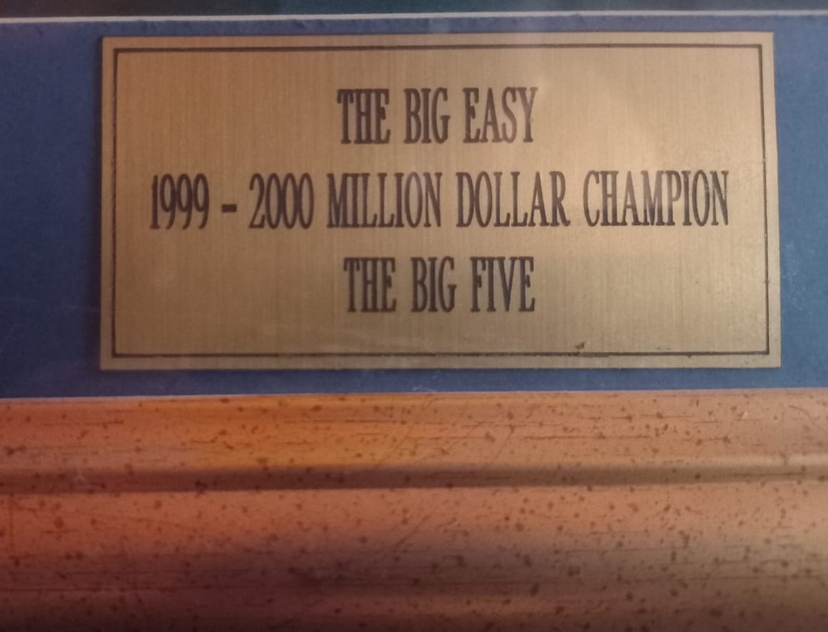 Signed Earnie Els Portrait - The Big Easy 1999 - 2000 Million Dollar Champion