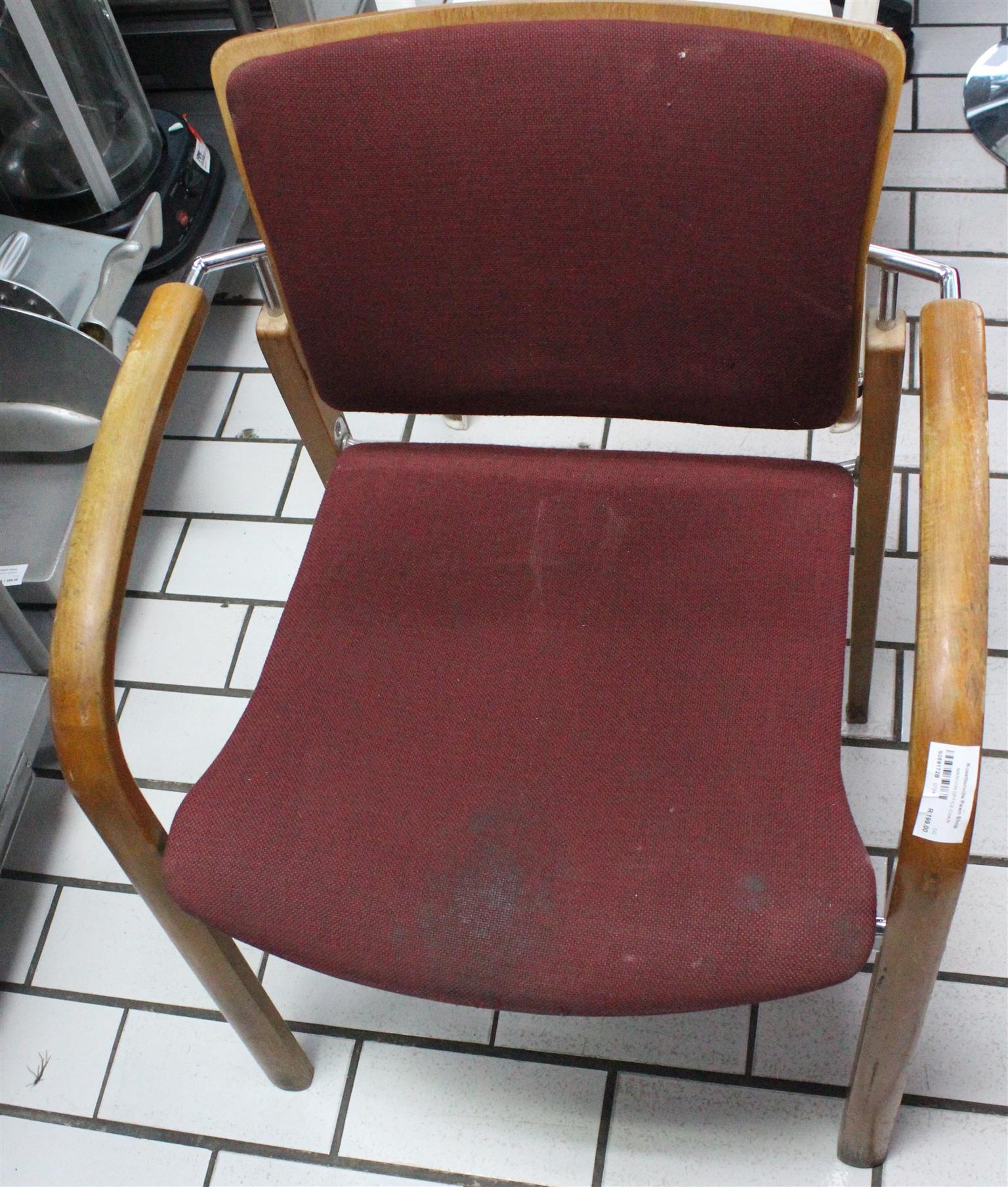 MAROON OFFICE CHAIR S059172B | Junk Mail