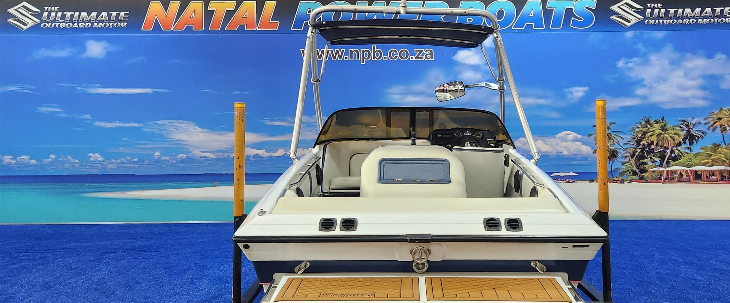 SUPRA 20 FT ON TRAILER 5.7 L FORD V 8
